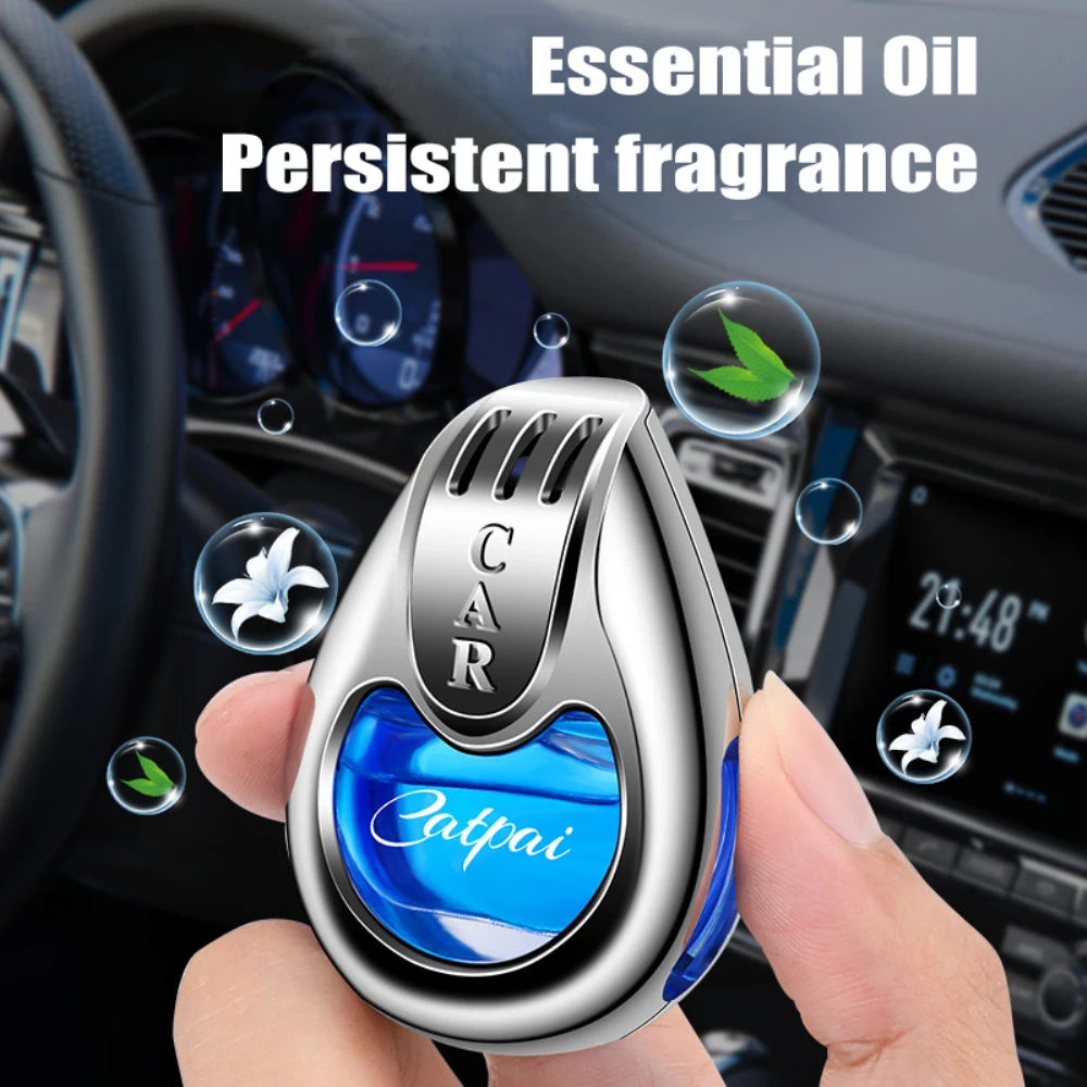 Car Air Conditioning Air Freshener Scent Car Decor Liquid Type Car Fragrance Diffuser Portable Aromatherapy Air Vent Perfume