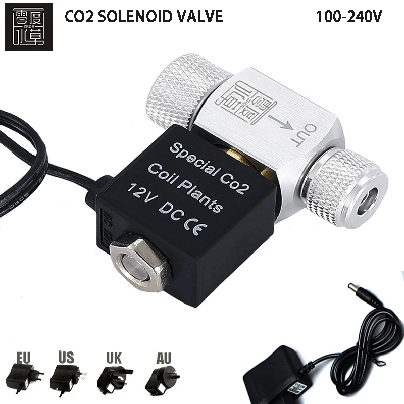 Fish solenoid tank CO2 vae Regulator generator control waterproof flame retardant single and double head CO2 solenoid vae smile