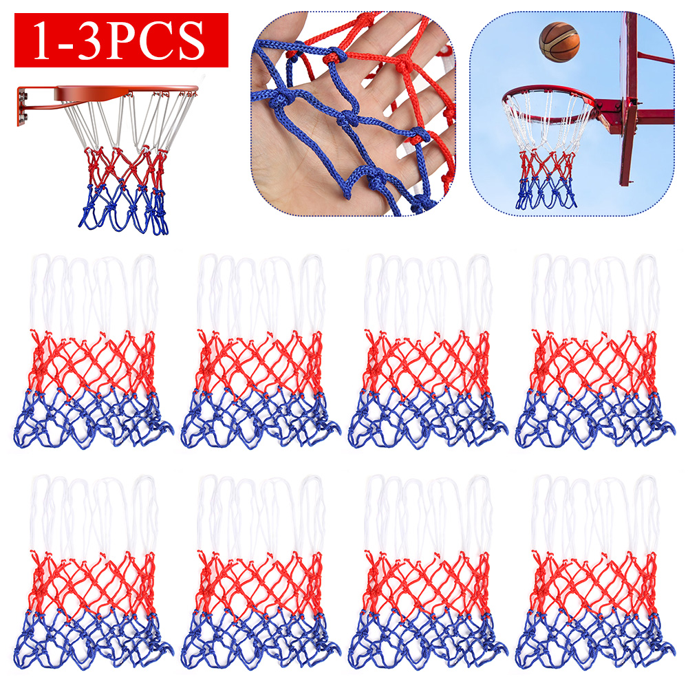39/50 Cm Basketball RIM Mesh Net Standard Sports Basketball Net 12 Loops Durebl…