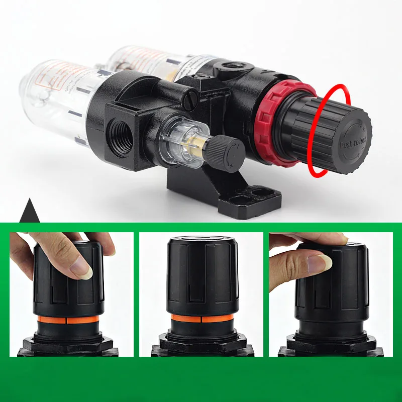 Pneumatic Air Source Processor AFC2000 + AL2000 G1 / 4 "AFC2000 new air compressor oil 2025 and water separator filter regulator trap