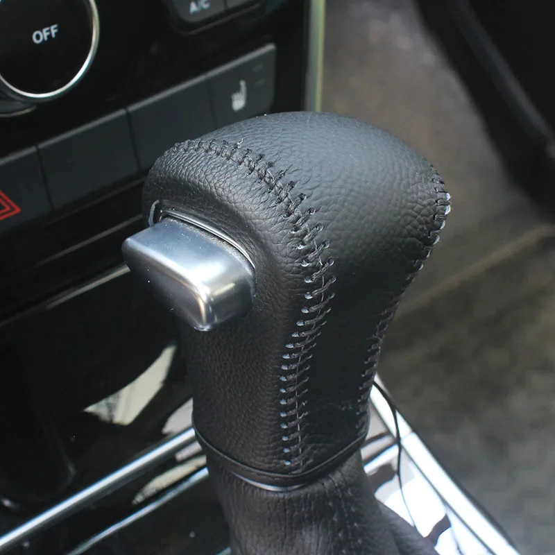 Car Gear Shift Knob Cover For New Haval H2 H6 H4 H2s M6 F5 H7 M6 Leather Gear Shift Cover Gearbox Shift Knob Cover