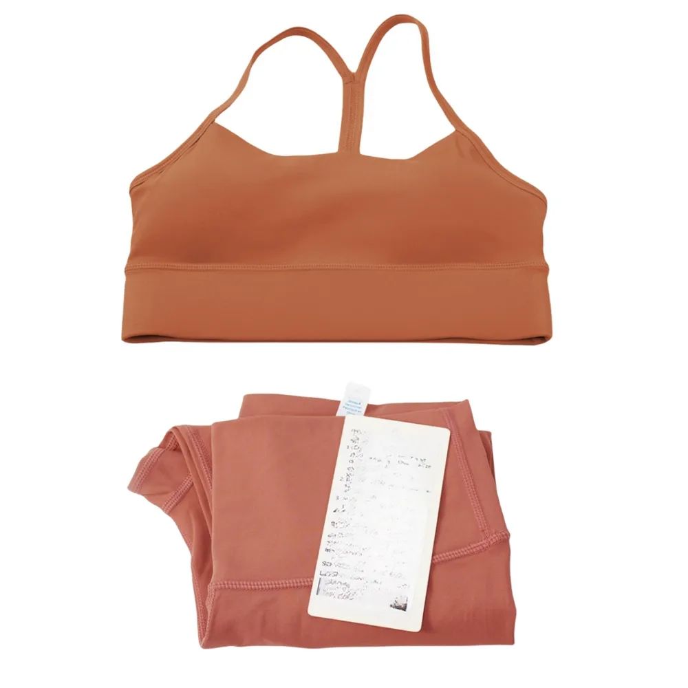 Align Yoga Set Women 2 Pieces Sportswear Gym Top U-shape Y-shape Bra Fiess High Waist Leggings Workout Sports Clothes Tracksuits Jogger