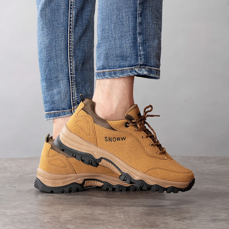 Men Hiking Shoes Wear Resistant Outdoor Sports Shoes Men Sneakers 2023 New Comfortable Outdoor Walking Sneakers for Men Shoes