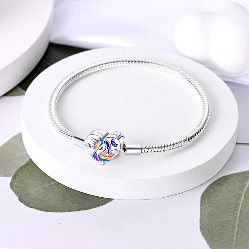 7/Pc Set CZ Sterling Sier Color Palette Painter Pen Charms Earrings Necklace Ring Bracelet Set Box For Women Jewelry Gift smile