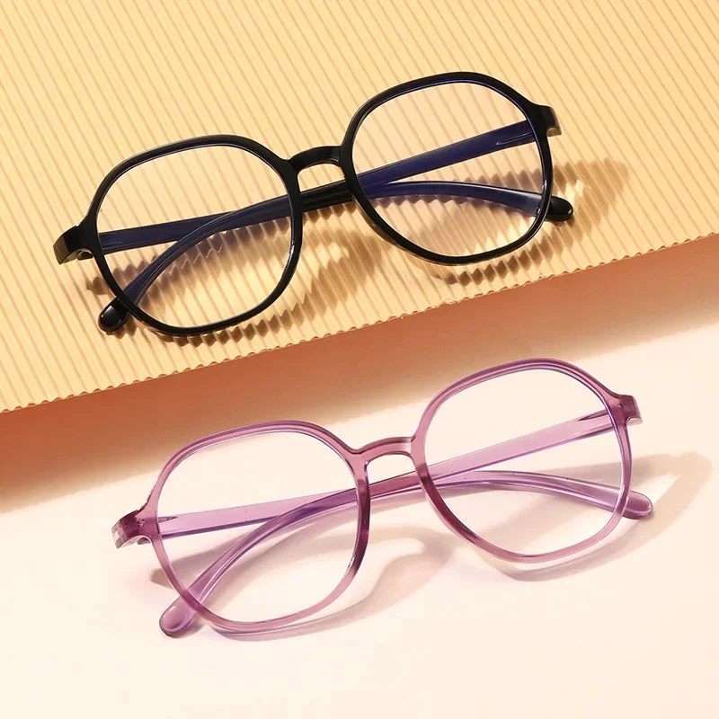 Reading Glasses Women Men Ultralight Round Anti Blue Light Computer Presbyopic Glasses Diopters +1.0.. To +4.0 Gafas