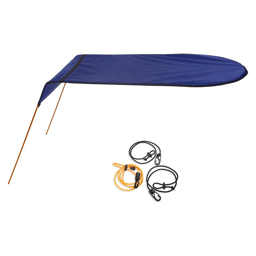 Single Kayak Canoe Awning Fishing Shade Cover Sun Canopy 125*110cm Folding Sunshade Tent Rain Shelter Boat Accessories