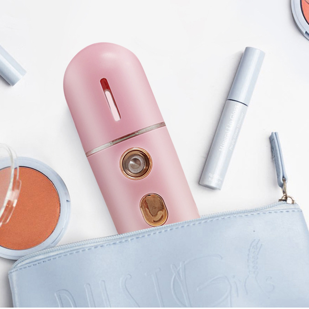 Soothes Humidifier Skin Face Mini Humidifier Sprayer Steamer for Women Girl Gift smile