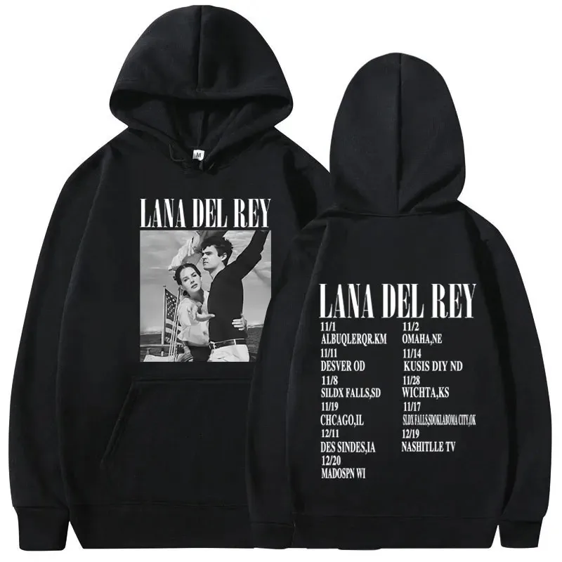Music Album Print Men Hoodies Singer Lana Del Rey Ultraviolence Women Hip Hop Vintage Sweatshirts Oversized Streetwear Unisex