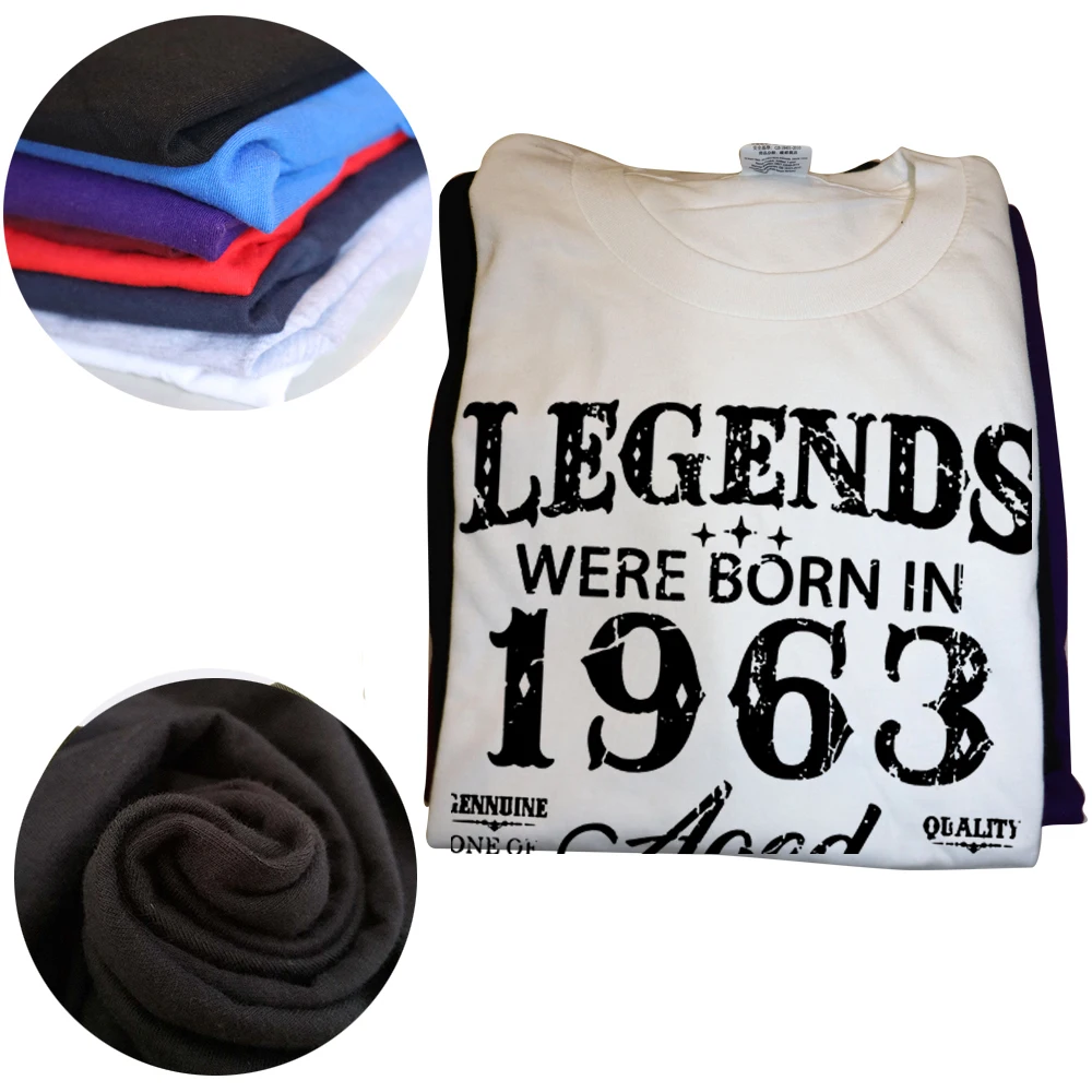 2025 Novelty Vintage 1963 Funny 60 Years Old T Shirts Graphic Streetwear Short new Sleeve Birthday Gifts Summer T-shirt Mens Clothing