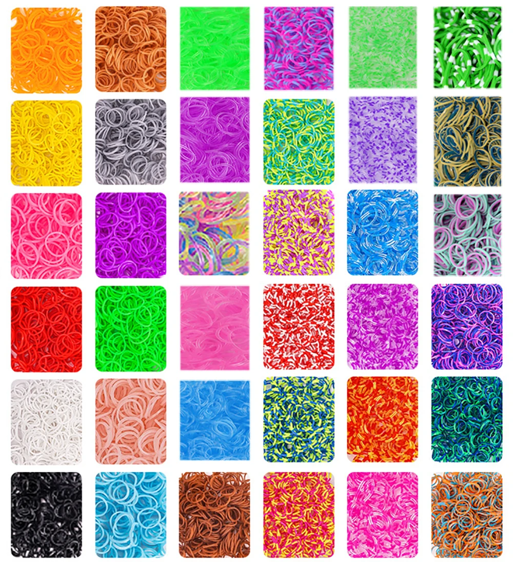 Creativity Friendship Bracelet Making Kit For Girls DIY Rubber Loom Bands Craft Kits Toys Birthday Christmas Gift Party Supplie