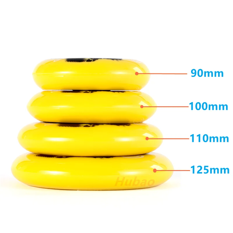 6/8 Pcs Inline Skate Wheels 90/100/110/125mm Speed Skates Wheel Professional Road Roller Skate Wheels PU Wheel 83A/85A/86A
