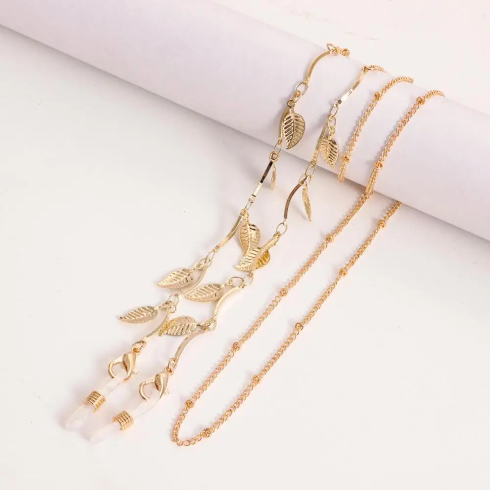 a d Hanging PCS Rope Painted Mask Oil Drop Flower Elegant Sweet Glasses Chains Accessories Eyeglasses Lanyard