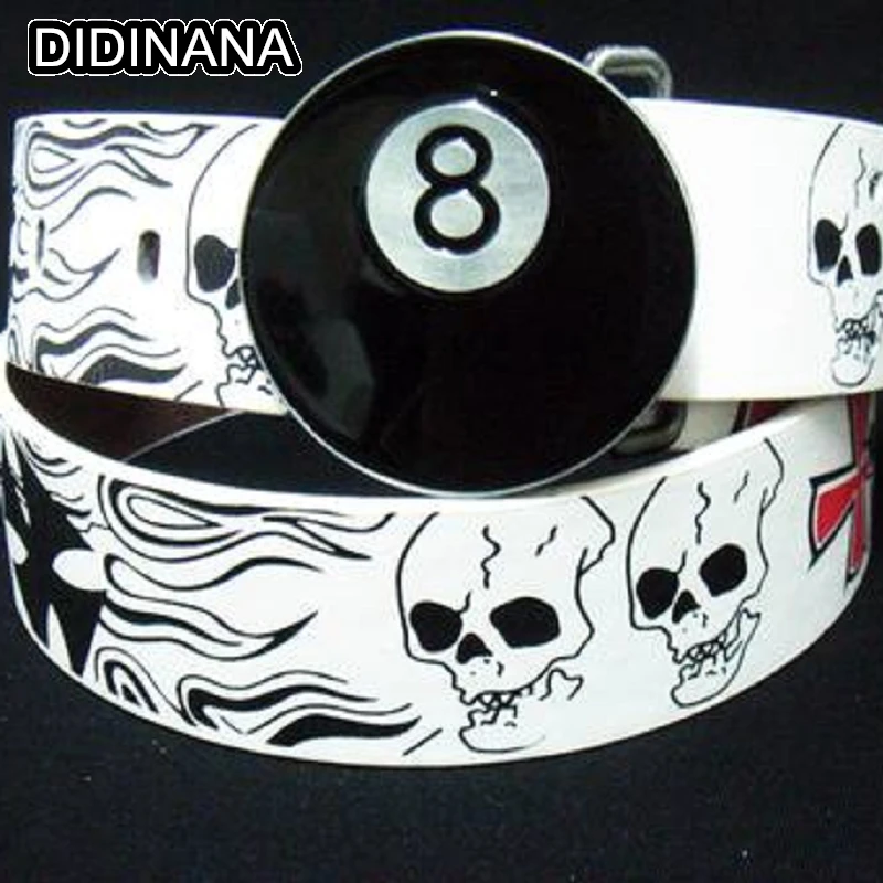 Rivet Billiards Spicy Girl Belt Women Gothic Punk Harajuku Y2K Men's Belt Decorative Personality
