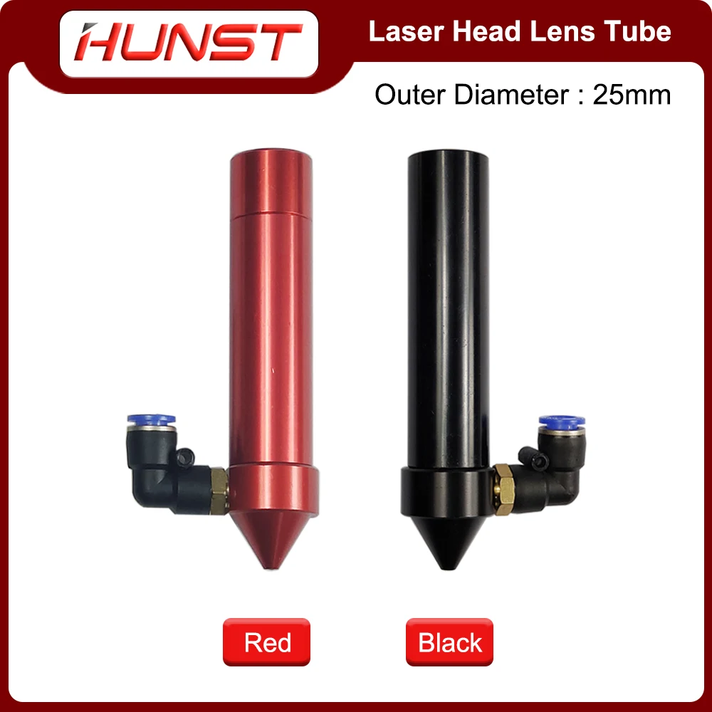 HUNST new CO2 Laser Head Barrel 2025 Outer Diameter 25mm Diameter 20mm Focal Length 50.8/63.5/101.6mm For Engraving And Cutting hine