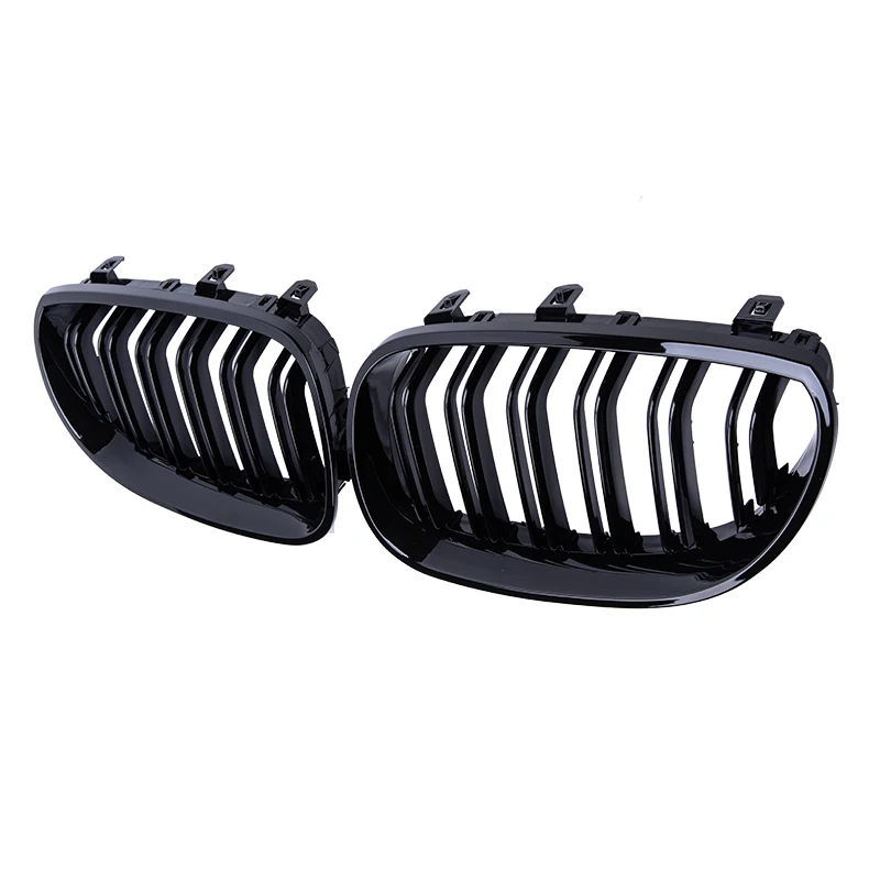 Car Front Kidney Grill Gloss Black M Color For BMW 5 Series E60 E61 2003 - 2010 M5 520i 523i 525i 528i 530i 535i 540i 520d 530dd