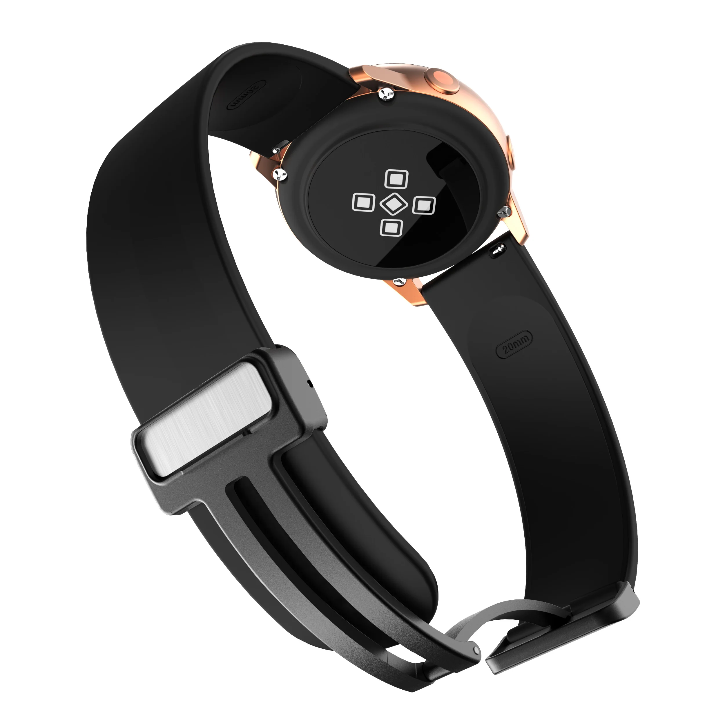 For Xiaomi Amazfit GTR 4 3 GTR3 Pro 2 2e Silicone Watchband Bracelet Magnetic Buckle Watch Strap For Amazfit GTR 47mm Wristband