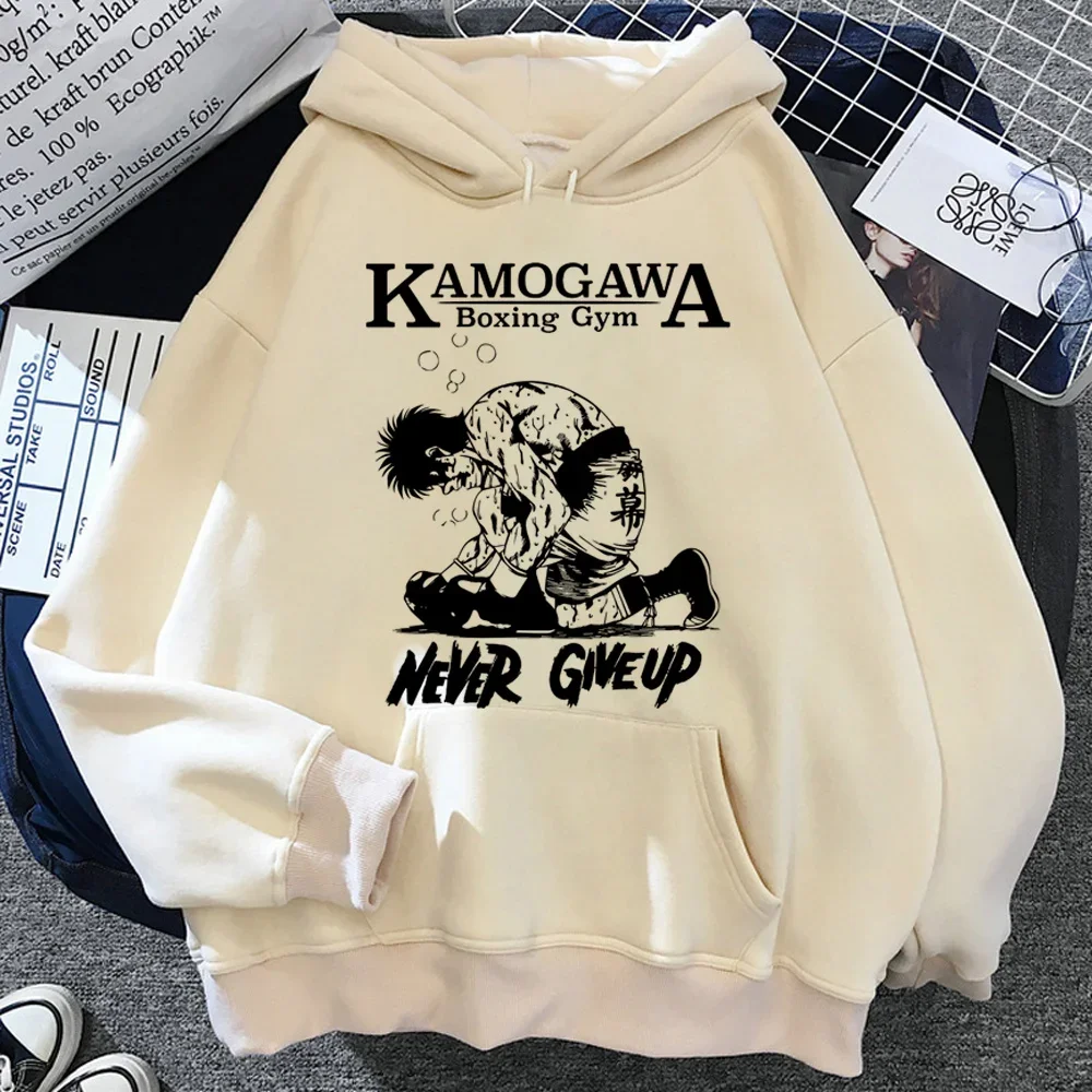 Hime No Ippo hoodies women anime 2025 sweat new y2k sweatshirts women Fleece Pullover