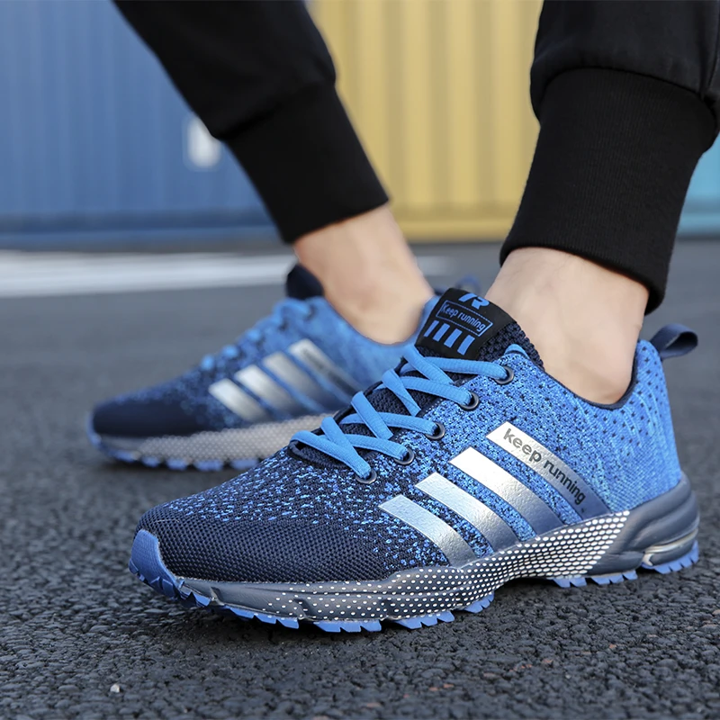 Women and Men new Sneakers Breathable Mesh Running Shoes Outdoor Comfortable Casual 2025 Couples Jogging Shoes Zapatillas Hombre Size 48