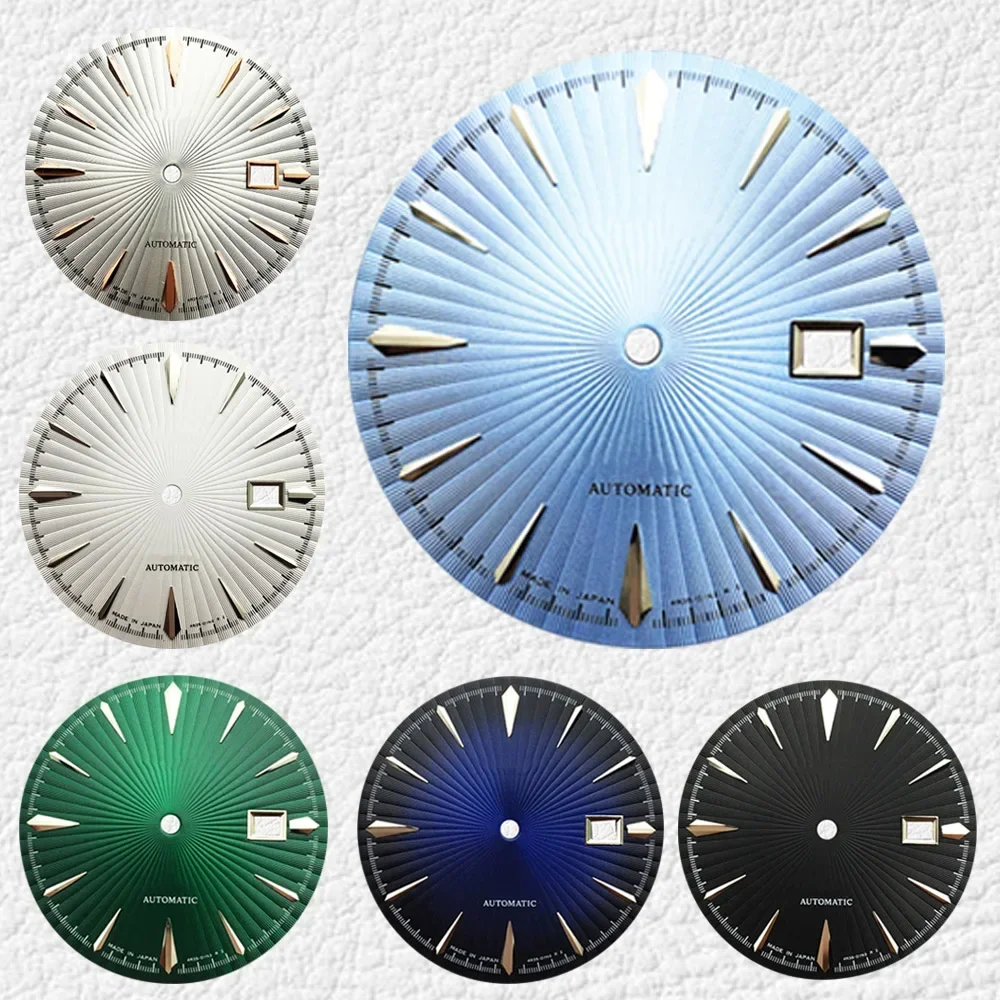 Aksesori jam tangan Dial seri 35mm untuk NH35 NH36 gerakan otomatis dengan yang dapat disesuaikan