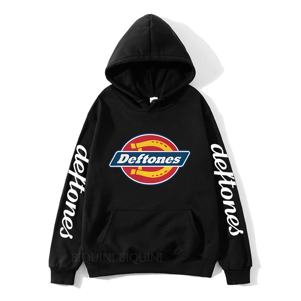 Punk Metal Rock Band Deftones Hoodies Men Vintage Casual Long Sleeve Sweatshirts Gothic Harajuku Streetwear Male Winter Hoodie