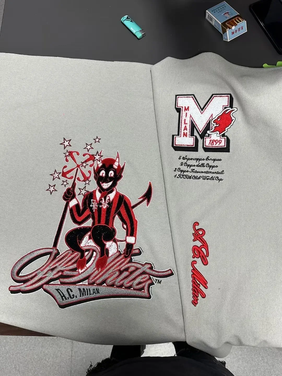 2024 New American Vintage hip-hop letter M embroidered heavy baseball uniform Y2K Streetwear rock loose coat for men and women