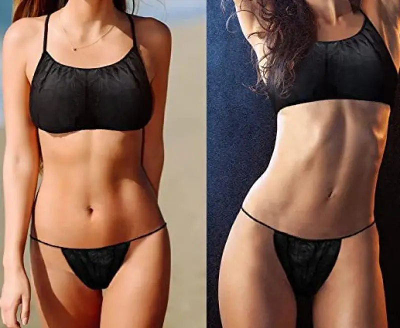 Pcs pack Women Disposable Non Woven Fabric Underwear Underpants Set Outdoor Travel Massage Portable Bra