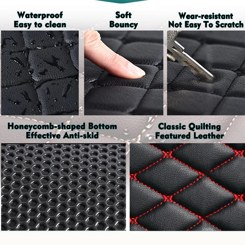 For MG4 EV MG Mulan EH32 2022 2023 2024 Car Floor Mats Carpet Anti-dirt Pad Leather Mat Car Mats Luxury Car Accessories Interior