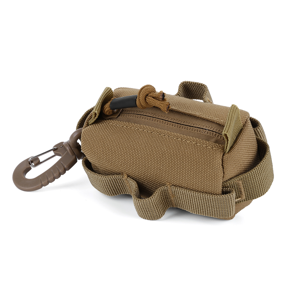 Zipper Key Wallet Coin Purses Pouch Molle Pouch Military Pouches for Men and Women for Outdoor Travelling/Hiking/Fishing/Cycling smile