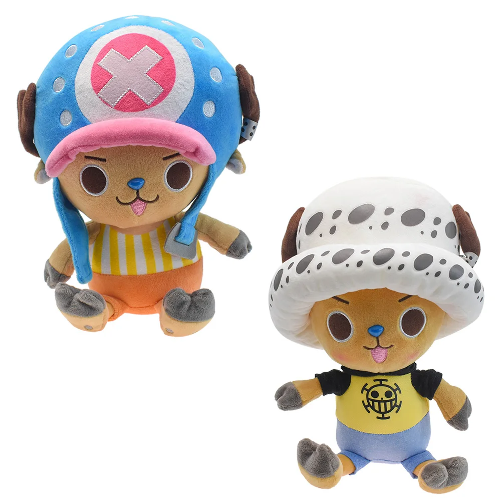 One Piece Plush Toys Monkey D Luffy Ace Law Soft Stuffed Dolls Tony Tony Chopper Cos Sanji Sabo Buggy Birthday Gift 8/12 inches