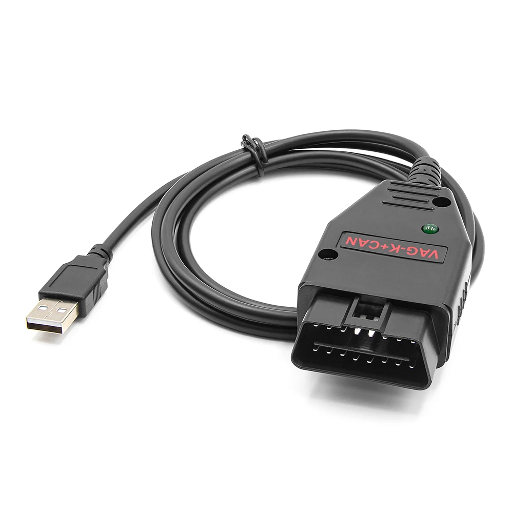 VAG K+CAN Commander 1.4 PIC18F25K80 FTDI FT232RL OBD 2 Auto Car Diagnostic Scanner Cable Tools for AUDI/VW Interface COM K-line