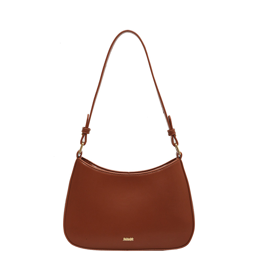 PU Leather Stylish Satchel Bags Large Capacity Women Daily Shoulder Bag Solid Color Vintage Simple Messenger Bag