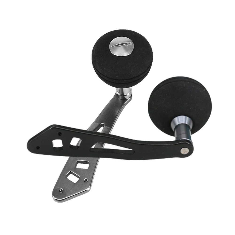 Metal Power All Single Fishing Reel Handle EVA Knob Reel DIY Replacement Part Baitcasting Reel Handle Knob For Fishing Tackle smile