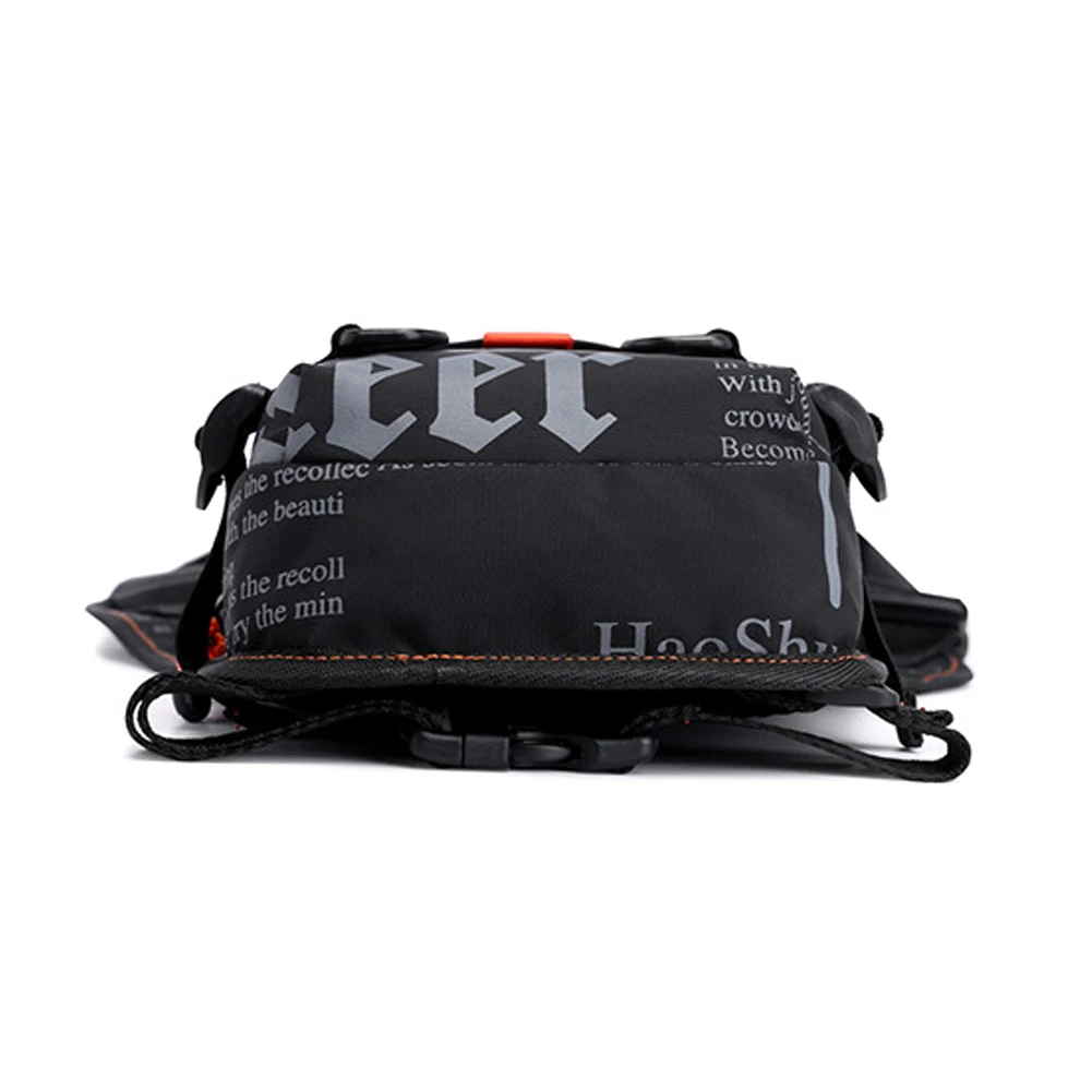 Bags Waterproof Men Messenger Crossbody Chest Fanny Pack Adjustable Large Capacity Accessories for Outdoor Sports Travel smile