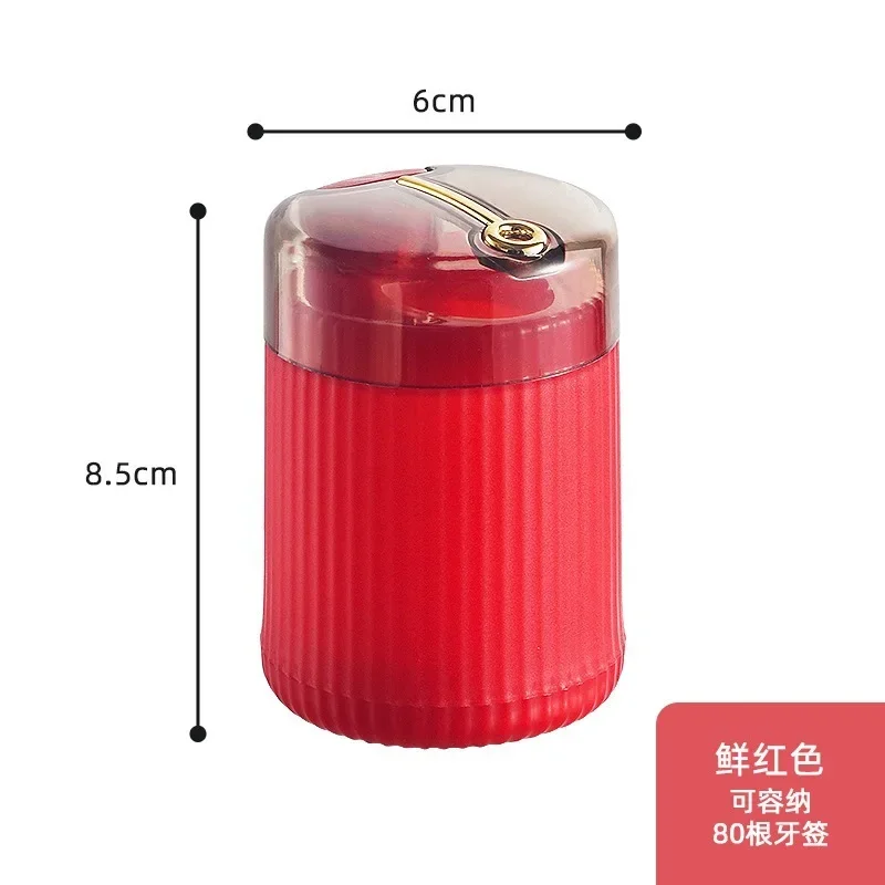 new Simple Toothpick Box Toothpick 2025 Dispenser Automatic Eject Toothpick Jar Household Convenient Gift Home Gadget