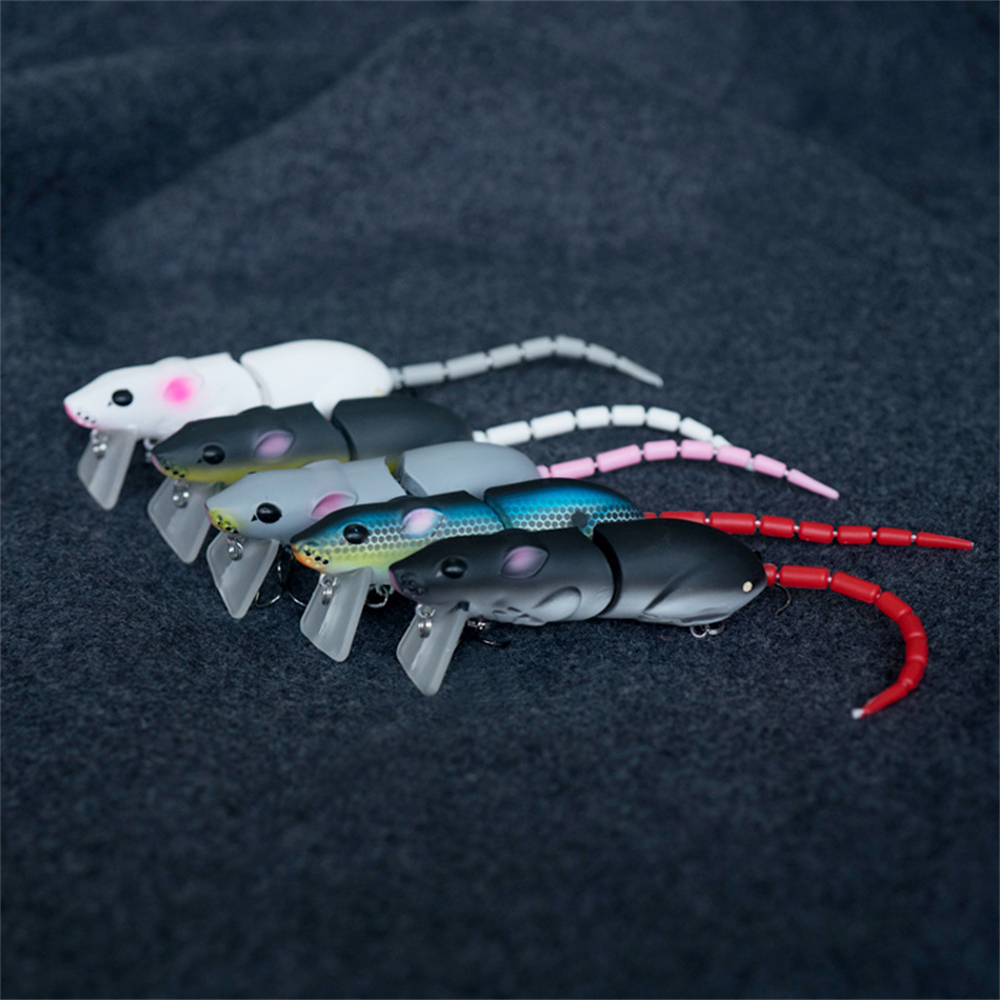 Plastic Mouse Artificial Lure Mouse Fishing Lure Swimbait Rat Pike Bass Minnow Floatingbaits Fishing Tackle Accessories smile
