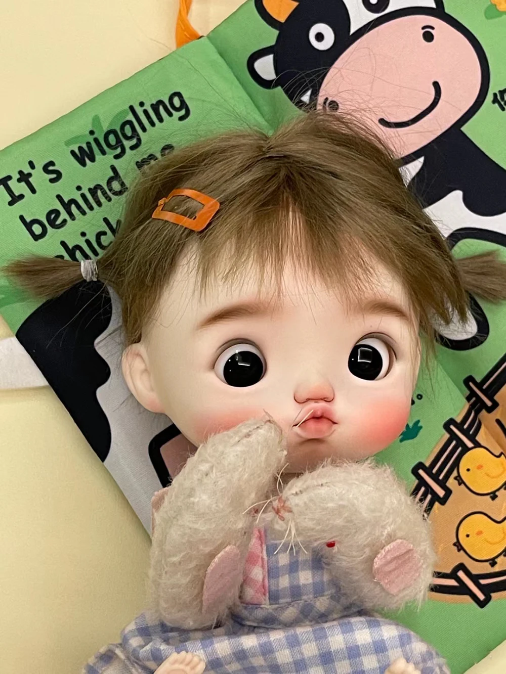 New bjd sd Girl Big Head 1/6 zhuzhubao doll resin toy birthday gift Spot makeup free shipping