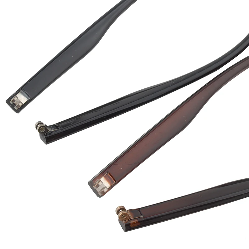 10pairs/20pcs Two Teeth Black Brown PC Glasses eyewear temple Hinge glasses temple repair accessory PC002