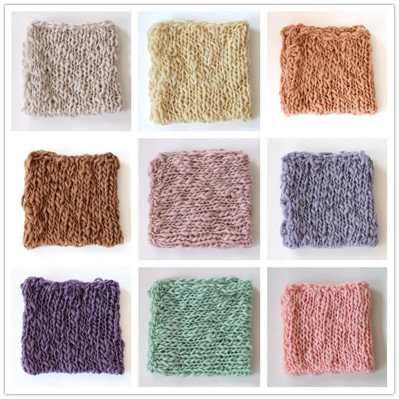 13 Colors Newborn Photography Props Fine Grid Elastic Fabric Baby Photo Shoot Studio Accessories Creativity Soft Blanket
