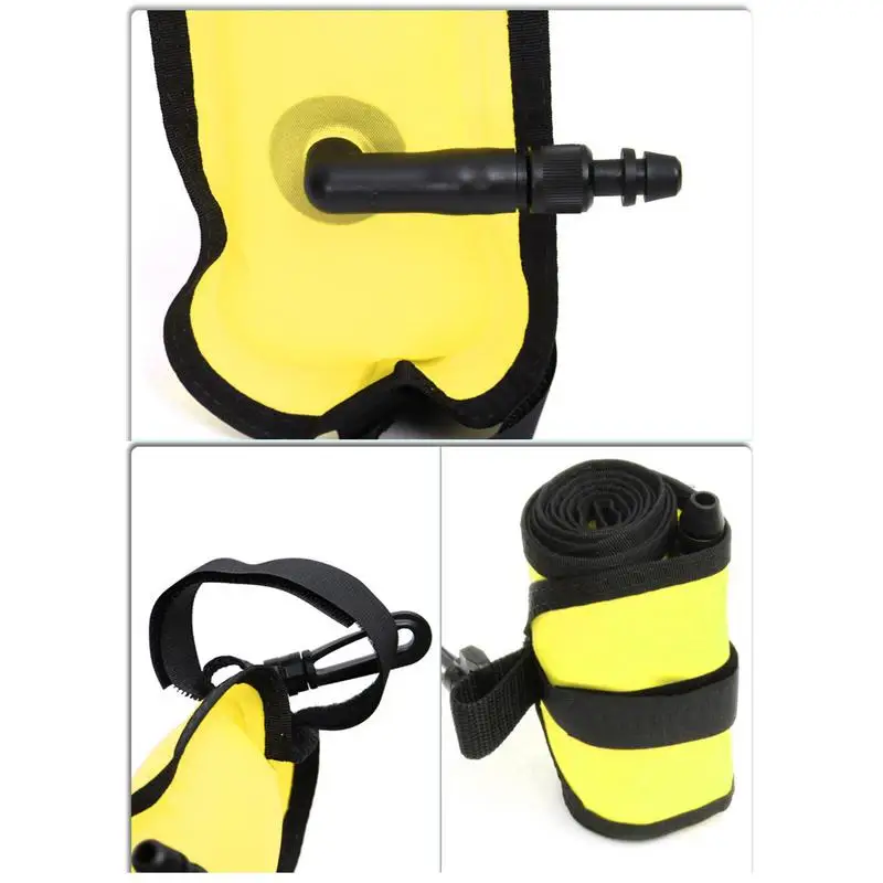 Dive Dive Buoy Buoy Diving Accessories Safety Gear Sealing TPU Coating Reflective Diving Signal Marker For Diving Swimming smile