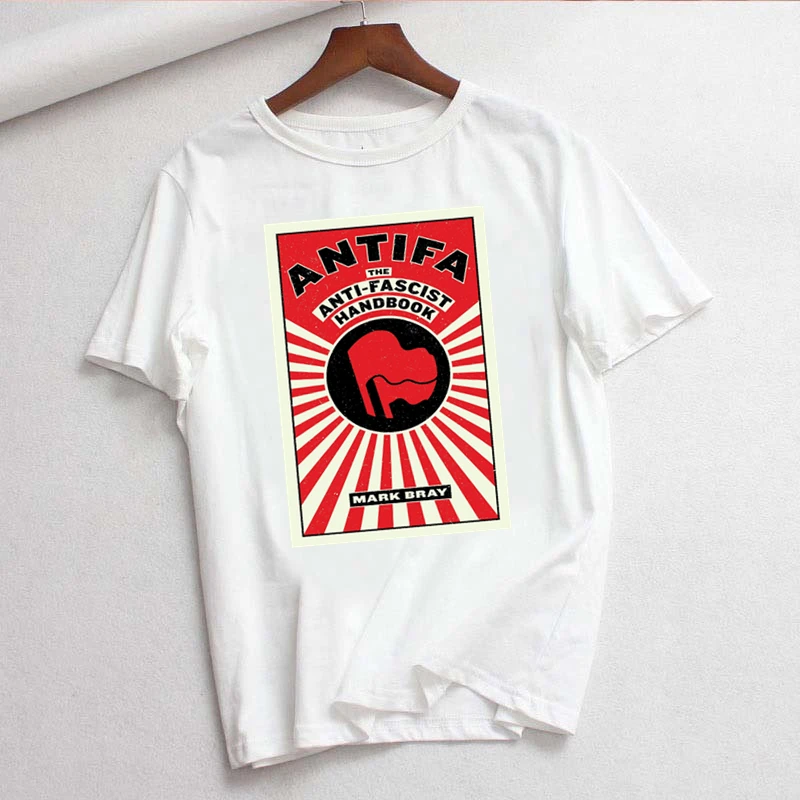 ANTIFA Antifascist Anarchy Anarchist T Shirts Summer Casual Women's T-shirt Short Sleeve Female Tops Tees for mens and ladies