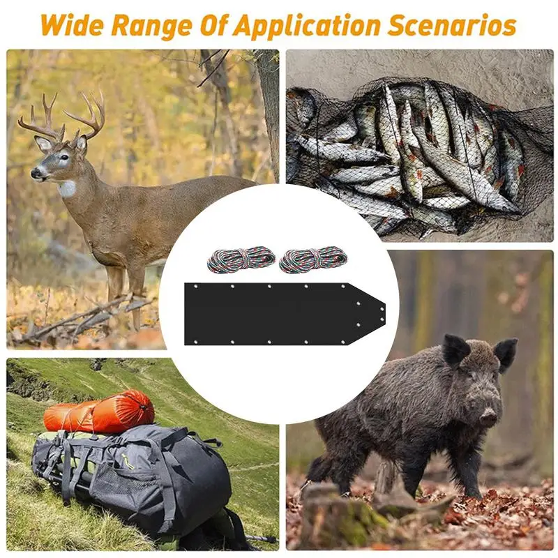 Heavy Duty Deer Drag Sleds Ice Fishing Sled Multi-Purpose Hunting Sled Durable Game Sled For Deer For Hauling Deer Hunting