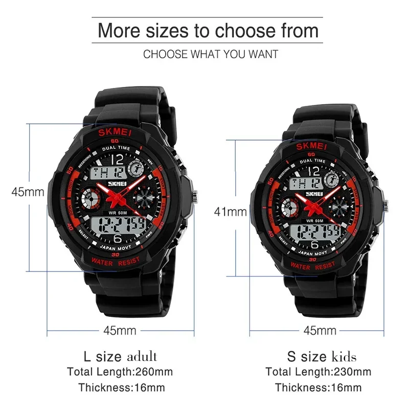 SKMEI Outdoor Digital Boy Sport Children Electronic Wristwatches 1060 Relojes infantiles 0931 Kids Shockproof Waterproof Watch