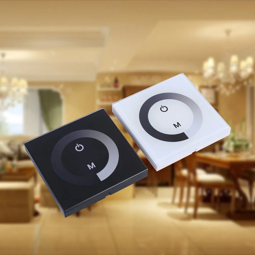 86 Type Panel Single Touch Controller LED Home Mounted Wall Dimmer Intelligent Touch Panel Controller