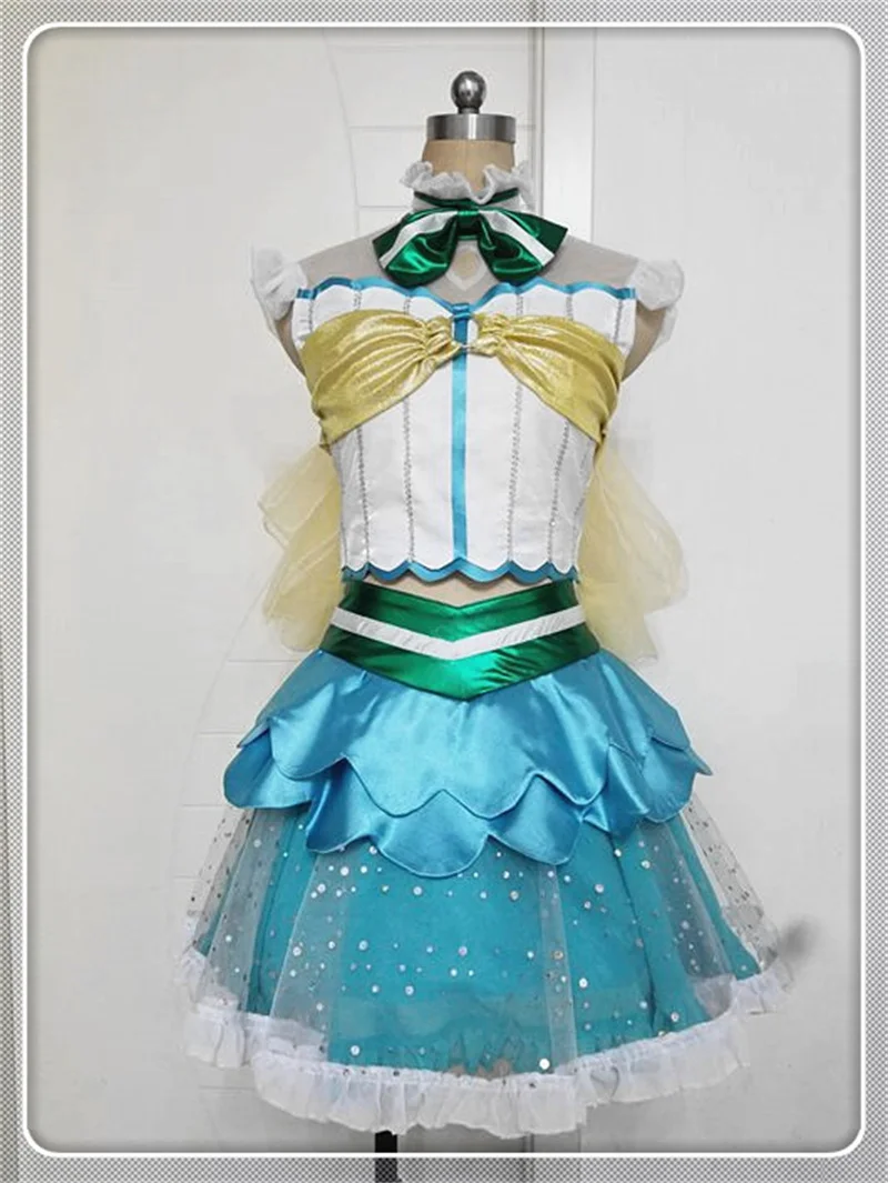 COSLEE LoveLive!Sunshine!!Aqours Love Aquarium Chika Ruby Dia Kunan Lovers Awaken Cosplay Costume All Members SJ Uniform Dress