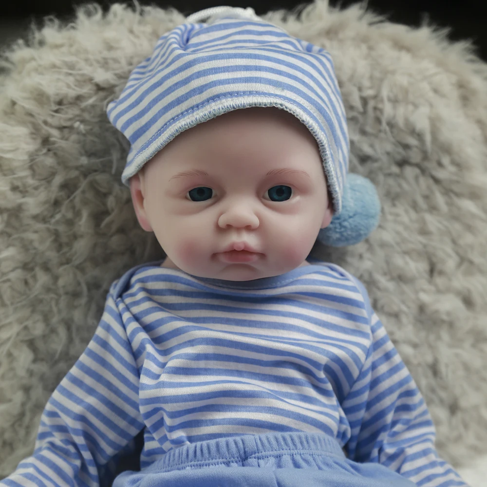 COSDOLL 49cm 3.2kg 100% Full Body Silicone Reborn Baby Doll Realistic Baby Toys Soft Dolls for Children Christmas Gift