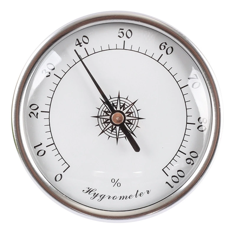 Aluminum Alloy Barometer Thermometer Hygrometer Gauge Tester Temperature Humidity Meter Mechanical Home Office