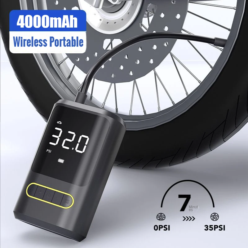 Mini Car Air Compressor new 12V 150PSI Portable Car Tire Iator Smart Digital Iatable Pump For Car 2025 Bicycle Boat Air Pump