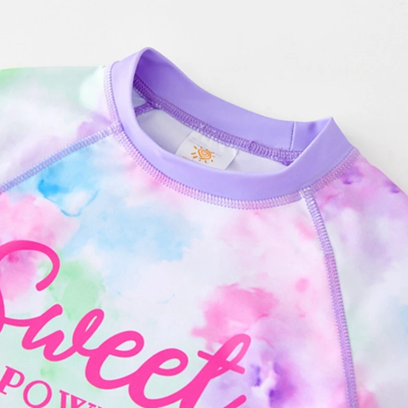 Swimsuit for Girls Long Sleeve UV Swimwear Children Modest Childhood Bathing Suit Beach Clothes Girl Summer UPF50 Swimming Wear