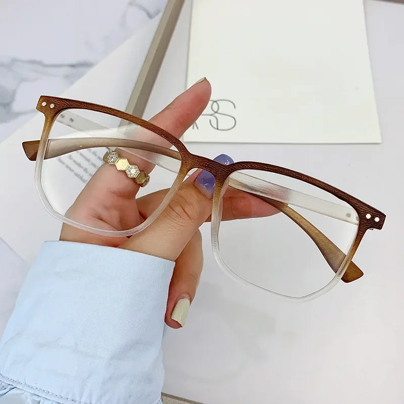 Transparent Computer Glasses Frame Women Men Anti Blue Light Eyewear Blocking Optical Spectacle Eyeglass Square