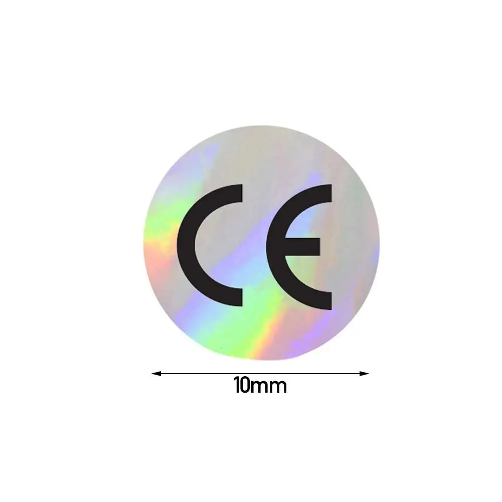 Hologram Sticker Stickers 80 CE Certificated Label Sticker Diameter 10*10Mm ddmysmile Cool Gradient Colors Waterproof For Electronic Smile 10*10Mm